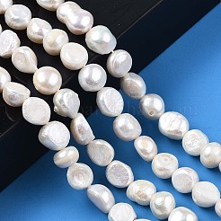 Natural Cultured Freshwater Pearl Beads Strands&nbsp;PEAR-N014-08D