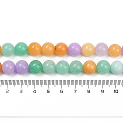 Natural Dyed White Jade Beads Strands&nbsp;G-NH0045-01B