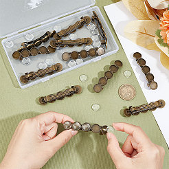 DIY Blank Dome Hair Accessories Mkaing Kit&nbsp;DIY-UN0004-75