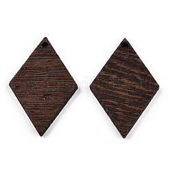 Natural Wenge Wood Pendants&nbsp;WOOD-T023-46A-01