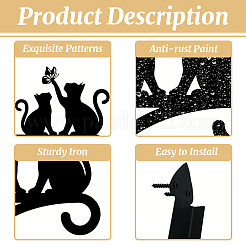 Iron Hanging Plant Hanger Bracket&nbsp;HJEW-WH0095-022