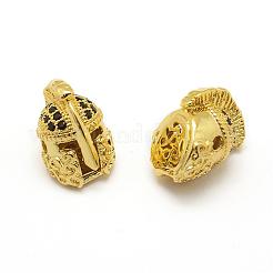 Brass Micro Pave Grade AAA Cubic Zirconia Beads&nbsp;ZIRC-G100-32-NR