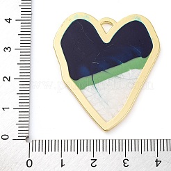 Alloy Enamel Pendants&nbsp;PALLOY-S034-02KCG-L