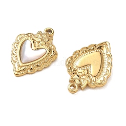 Natural Freshwater Shell Pendants&nbsp;STAS-G397-25G-01