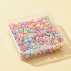 40G 4 Style Opaque Acrylic Beads&nbsp;SACR-FS0001-09
