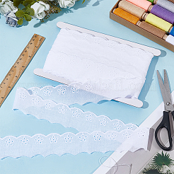 15 Yards Flat Hollow Cotton Lace Trim&nbsp;OCOR-GF0006-08
