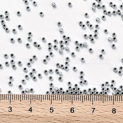 TOHOラウンドシードビーズ  日本製シードビーズ  （820)つの黒い裏地の灰色のセイロンパール  11/0  2.2mm  穴：0.8mm  約5555個/50g&nbsp;SEED-XTR11-0820