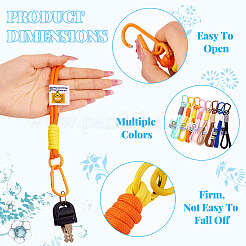 16Pcs 8 Colors Braided Nylon Strap&nbsp;AJEW-TA0002-07