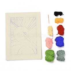 Flamingo Punch Embroidery Supplies Kit&nbsp;DIY-H155-13