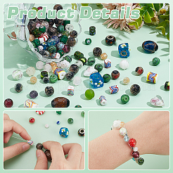 1Set Glass Beads&nbsp;GLAA-PH0003-62B