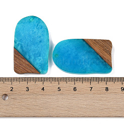 Resin & Wood Pendants&nbsp;WOOD-F015-13F
