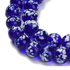 Handmade Lampwork Beads Strands&nbsp;LAMP-H071-01C