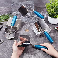 4Pcs 2 Styles Stainless Steel Scraper&nbsp;TOOL-GO0001-20