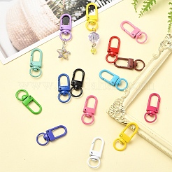 15 Colors Zinc Alloy Baking Paint Swivel Snap Hooks Clasps&nbsp;FIND-YW0005-53