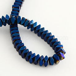 Electroplate Non-magnetic Synthetic Hematite Beads Strands&nbsp;G-R259-10F