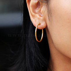 304 Stainless Steel Hoop Earrings&nbsp;BD2905-1