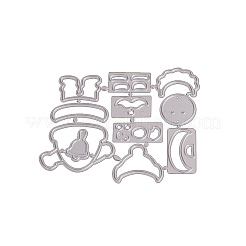 Father Christmas Frame Carbon Steel Cutting Dies Stencils&nbsp;DIY-F036-01