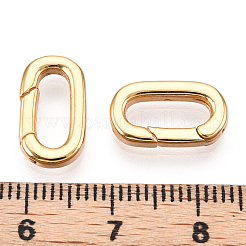 Brass Spring Gate Rings&nbsp;KK-WH20009-01G-B