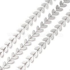 変色しにくい304ステンレススチールコブチェーン  ハンダ付け  ステンレス鋼色  6.5x6.5x0.5mm&nbsp;CHS-P011-07P