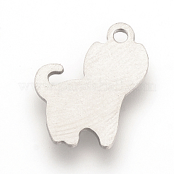 Tarnish Resistant 201Stainless Steel Kitten Stamping Blank Tag Pendants&nbsp;LS-STAS-S057-19