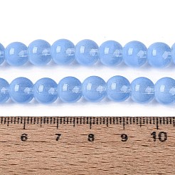 Transparent Glass Imitation Cat Eye Beads Strands&nbsp;GLAA-Q110-01B-05