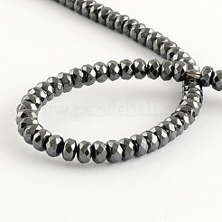 Grade A Non-magnetic Synthetic Hematite Beads Strands&nbsp;G-R211-23
