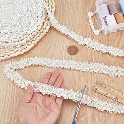 6 Yards Polyester Lace Trim&nbsp;OCOR-WH0070-849B