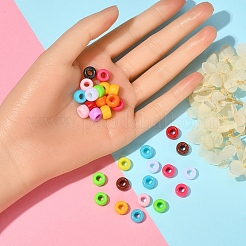 480Pcs 12 Colors Opaque Acrylic European Beads&nbsp;SACR-YW0001-42