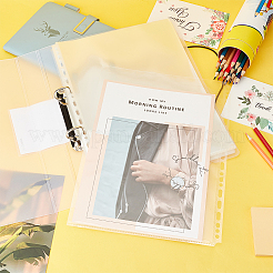 A4 PVC Loose Leaf Binder Postcard Phote Album with 50 Pockets Transparent Sleeve Protectors&nbsp;DIY-WH0028-44B