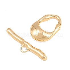 Brass Toggle Clasps&nbsp;KK-CBA7BFE-03G