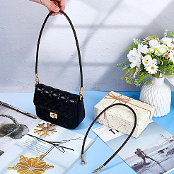 PU Imitation Leather Braided Bag Handles&nbsp;PURS-WH0005-96A-04G