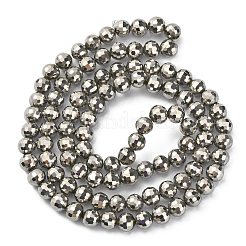 Electroplate Glass Beads Strands&nbsp;EGLA-E009-6mm-F08