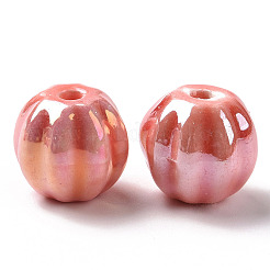 Handmade Pearlized Porcelain Beads&nbsp;X1-PORC-G010-01F