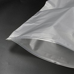 透明なPE製ジュエリー用ジップトップ収納袋  ポータブルジュエリーオーガナイザーポーチ  長方形  透明  45x35.1x0.15cm&nbsp;ABAG-H114-01G