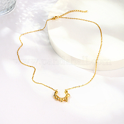 304 Stainless Steel Sun Pendant Necklace with Cable Chains&nbsp;LV0006-1