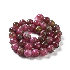 Natural Jade Imitation Watermelon Tourmaline Beads Strands&nbsp;G-NH0006-A01-03-1
