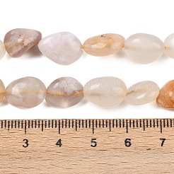 Natural Cherry Blossom Agate Beads Strands&nbsp;G-Z107-A01