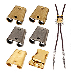 6Pcs 3 Colors Zinc Alloy Bolo Tie Slider Clasps&nbsp;FIND-PH0023-92A