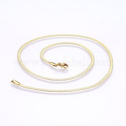 304 Stainless Steel Herringbone Chain Necklaces&nbsp;MAK-L015-13G