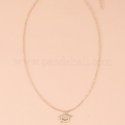 Graduation Theme Alloy Crystal Rhinestone Pendant Necklaces&nbsp;FS-WG07ADB-01