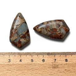 Dyed Natural Imperial Jasper Pendants&nbsp;G-H355-02B