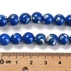 Assembled Synthetic Stone and Trochus Shell Beads Strands&nbsp;G-B128-08C-05