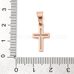 Ion Plating(IP) 304 Stainless Steel Pendants&nbsp;STAS-H453-03RG