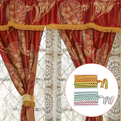 2 Cards 2 Colors Polyester Braided Lace Ribbon&nbsp;OCOR-FH0001-23