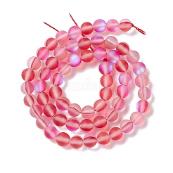 Synthetic Moonstone Beads Strands&nbsp;G-E573-01A-10