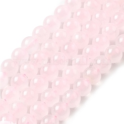 天然ピンク方解石ビーズ連売り  ラウンド  ピンク  6~6.5mm  穴：0.7mm  約63個/連  15.31''（38.9センチメートル）&nbsp;G-Z103-A01-6mm