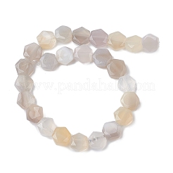 Natural White Agate Beads Strands&nbsp;G-K359-C07-01