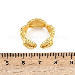 Brass Cuff Rings for Women&nbsp;RJEW-H256-17A-G