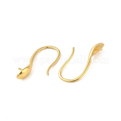 925スターリングシルバーのフープピアスパーツ  18KGP本金メッキ  23mm  ピン：0.8mm&nbsp;STER-B004-14G