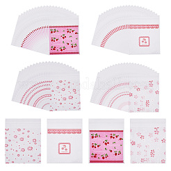 100Pcs 4 Styles Translucent OPP Bakeware Bags&nbsp;ABAG-TA0001-37
